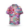 Chemise homme FSCEV polyester manches courtes col cubain-6