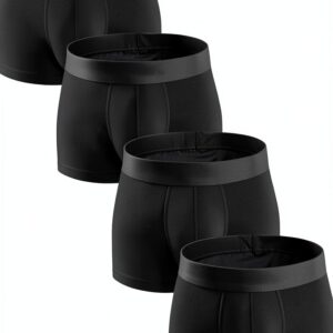 Sous-vêtement HZling doux respirant pour homme Le Noir-0