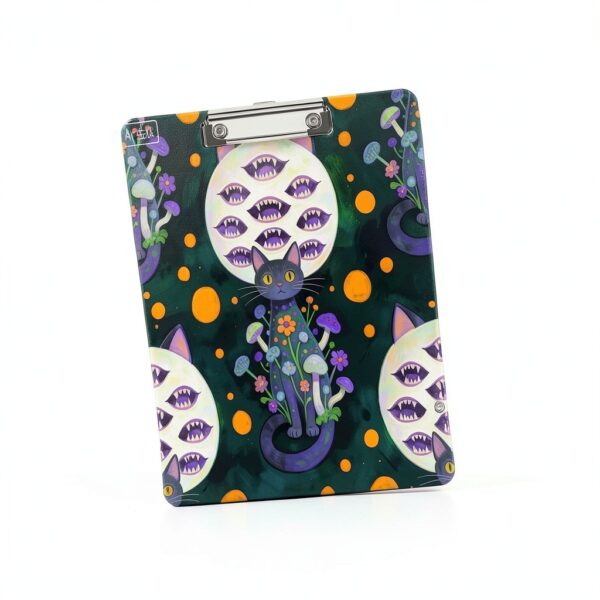 Porte-bloc acrylique Decor Gift design chats colorés bureau-4