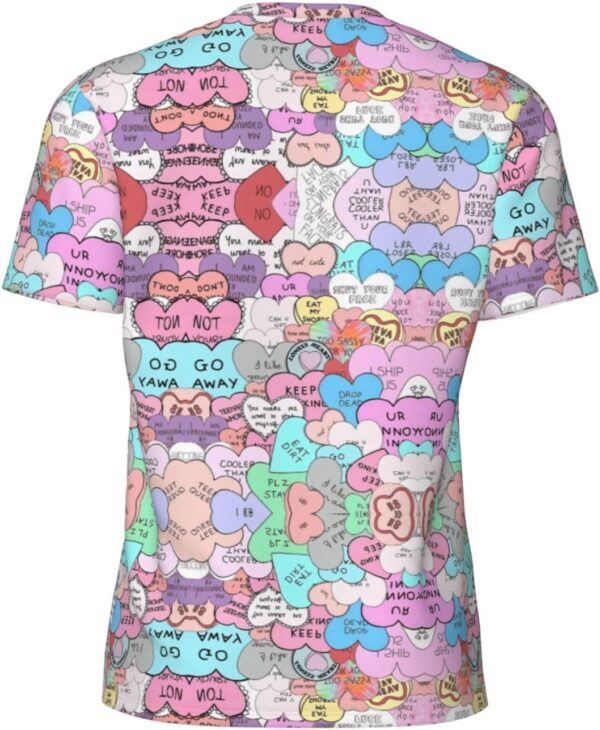 T-shirt FSCEV Homme Noir Tissu Oiseau Polyester Sport-2