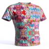 T-shirt Homme FSCEV Noir Polyester Confortable Sport-5