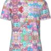 T-shirt FSCEV Homme Noir Tissu Oiseau Polyester Sport-0
