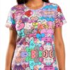 T-shirt femme FSCEV manches courtes noir polyester-5
