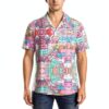 Chemise homme DRTGEDS imprimé coeur polyester manches-3