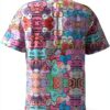 Chemise homme DRTGEDS imprimé coeur polyester manches-2