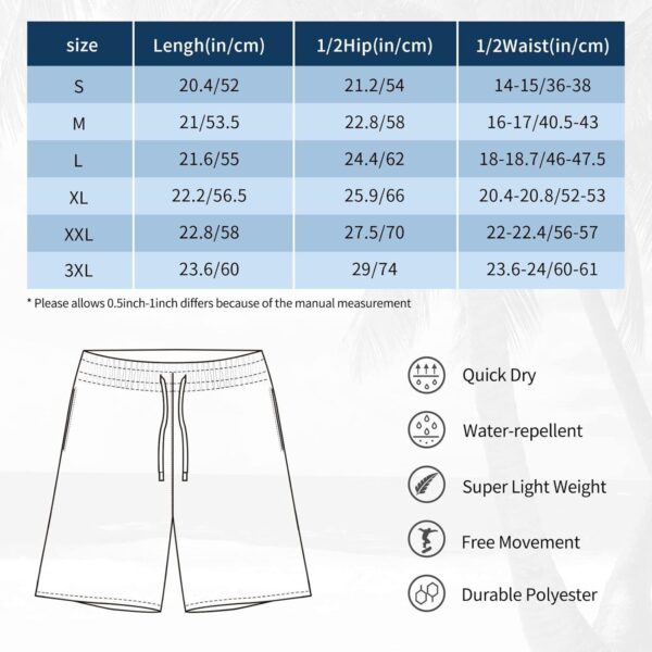 Short de bain Ogniwo homme léger respirant poche-8