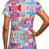 T-shirt femme FSCEV manches courtes noir polyester-8