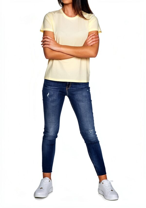 T-shirt Femme 100% Coton Manche Courte Confortable-3