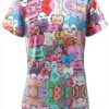 T-shirt femme FSCEV manches courtes noir polyester-4