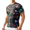 T-shirt FSCEV Homme Noir Tissu Oiseau Polyester Sport-5