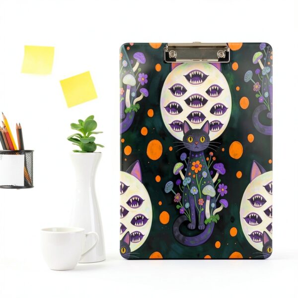 Porte-bloc acrylique Decor Gift design chats colorés bureau-5