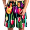 Short de bain homme Ogniwo léger respirant taille XXL blanc-0