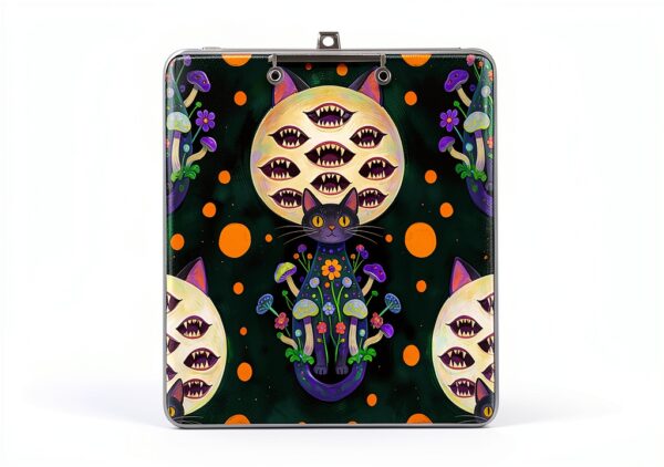 Porte-bloc acrylique Decor Gift design chats colorés bureau-2