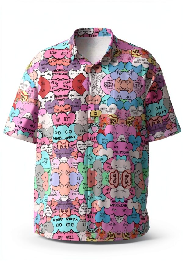 Chemise homme FSCEV polyester manches courtes couleur noir-3