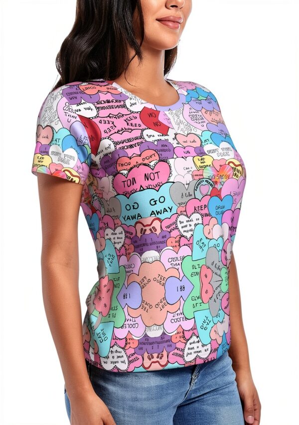T-shirt femme FSCEV manches courtes noir polyester-6