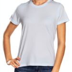 T-shirt COLORFUL STANDARD femme bleu clair coton confort-0