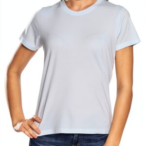 T-shirt COLORFUL STANDARD femme bleu clair coton confort-0