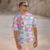 T-shirt FSCEV Homme Noir Tissu Oiseau Polyester Sport-6