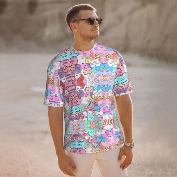 T-shirt FSCEV Homme Noir Tissu Oiseau Polyester Sport-6