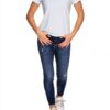 T-shirt COLORFUL STANDARD femme bleu clair coton confort-3