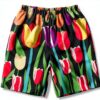 Short de bain homme Ogniwo léger respirant taille XXL blanc-6