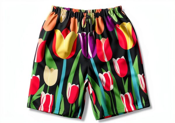 Short de bain homme Ogniwo léger respirant taille XXL blanc-6