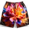 Short de bain homme Ogniwo tissu léger blanc-6