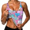 Soutien-gorge sport femme FSCEV polyester noir-3