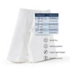 Short de bain homme Ogniwo tissu léger blanc-8