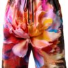 Short de bain homme Ogniwo tissu léger blanc-4