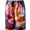 Short de bain homme Ogniwo tissu léger blanc-1