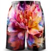 Short de bain homme Ogniwo tissu léger blanc-2