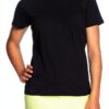 T-shirt femme noir coton manches courtes S Amazon-0
