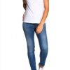 T-shirt femme MarqueX coton coupe régulière blanc-3