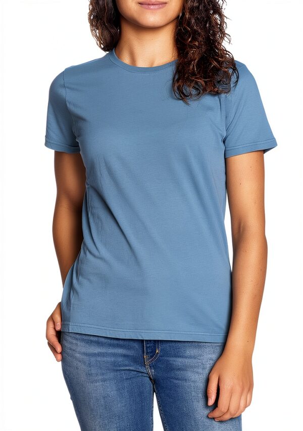 Coton Femme T-shirt à manches courtes 100% confort-0