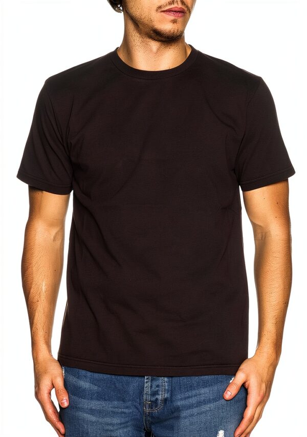 T-Shirt Homme Coton 100% Coupe Régulière Manches Courtes - Daily-0