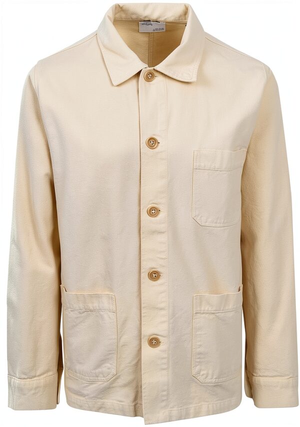 Colorful Standard Overshirt écru - Coton Bio, Coupe Droite, Beige-0