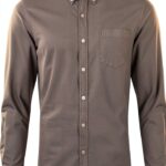 Chemise Storm Grey Colorful Standard – coupe ajustée, tissu respirant-0