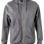 Colorful Standard Sweat à Capuche Zip Homme Gris L/XL – Bio pré-lavé-0