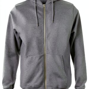Colorful Standard Sweat à Capuche Zip Homme Gris L/XL – Bio pré-lavé-0