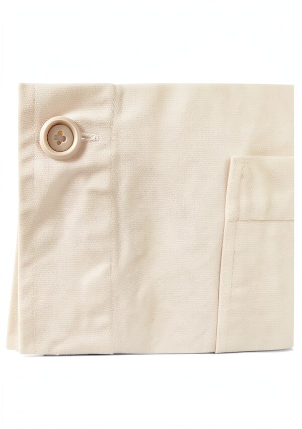 Colorful Standard Overshirt écru coton bio coupe droite 81626-2