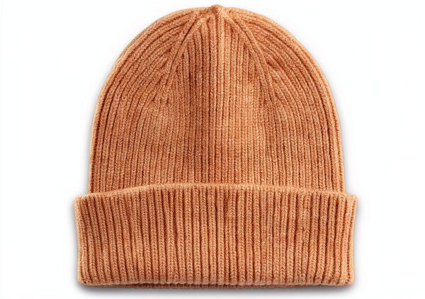 Bonnet en laine mérinos Colorful Standard Kaki désert 22x28 cm-0