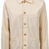 Colorful Standard Overshirt écru coton bio coupe droite 81626-0