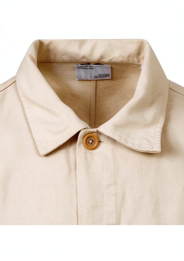 Colorful Standard Overshirt écru - Coton Bio, Coupe Droite, Beige-1