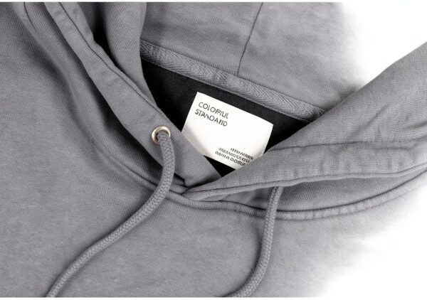 Colorful Standard Sweatshirt à capuche coton bio Bleu pétrole L-2