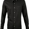 Chemise Donkergroen Colorful Standard Homme coupe ajustée respirant-0