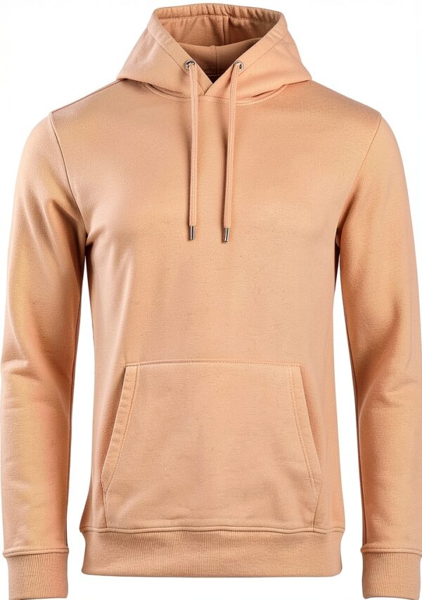 Sweatshirt à capuche Colourful Paradise Peach 100 % coton bio-0