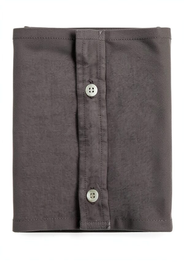 Chemise Storm Grey Colorful Standard – coupe ajustée, tissu respirant-3