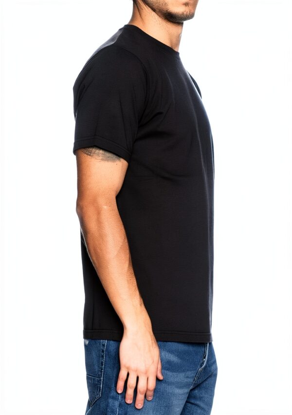 T-Shirt Homme Coton 100% Coupe Régulière Manches Courtes – Confort-1