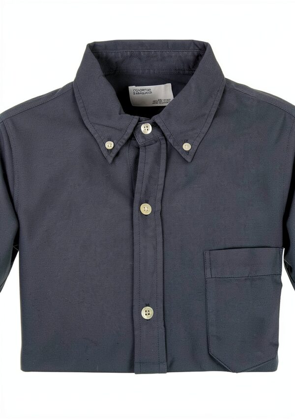 Chemise Colorful Standard bleu pétrole pour homme coupe moderne M-1